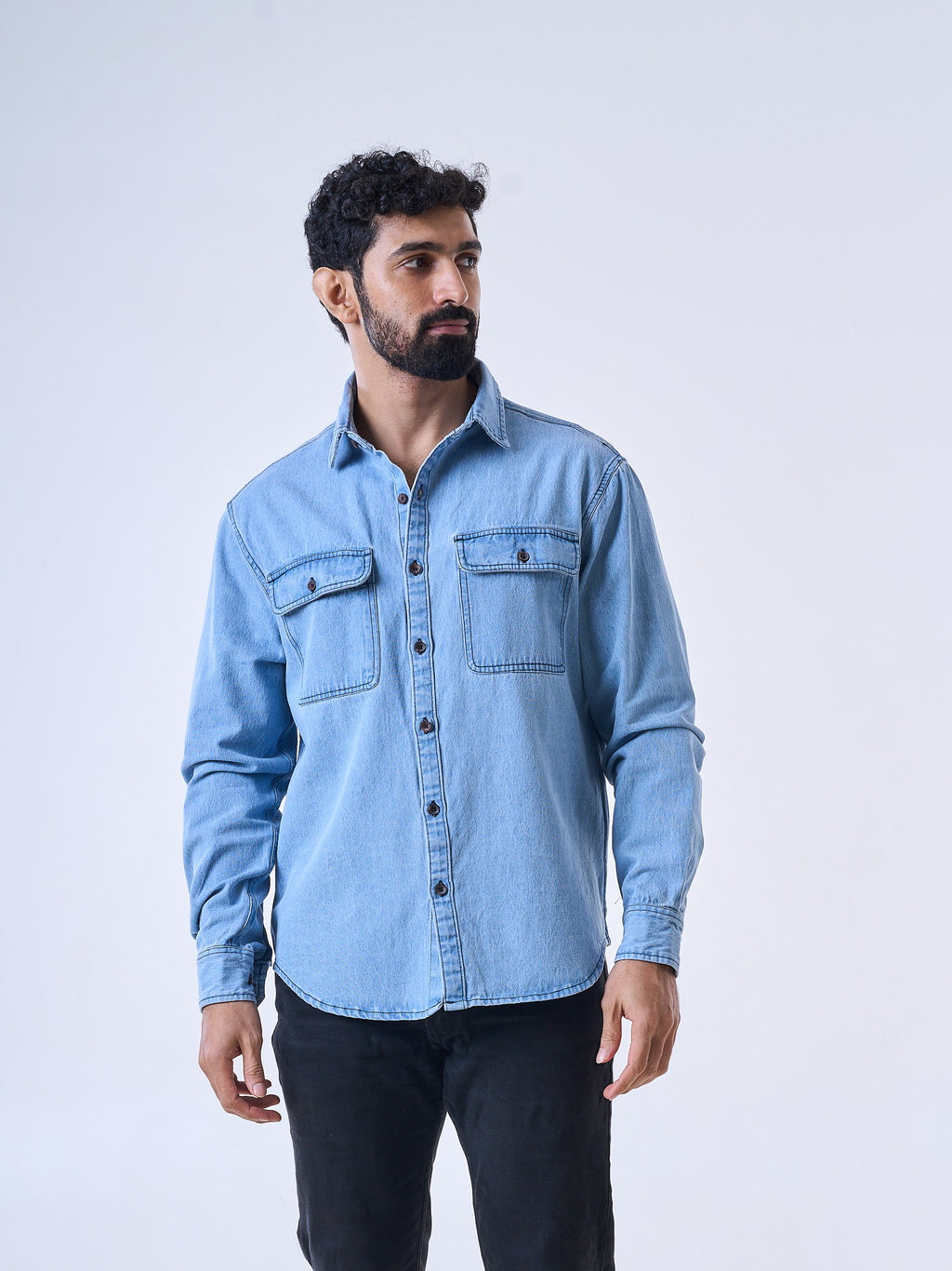 Blue Denim Shirt