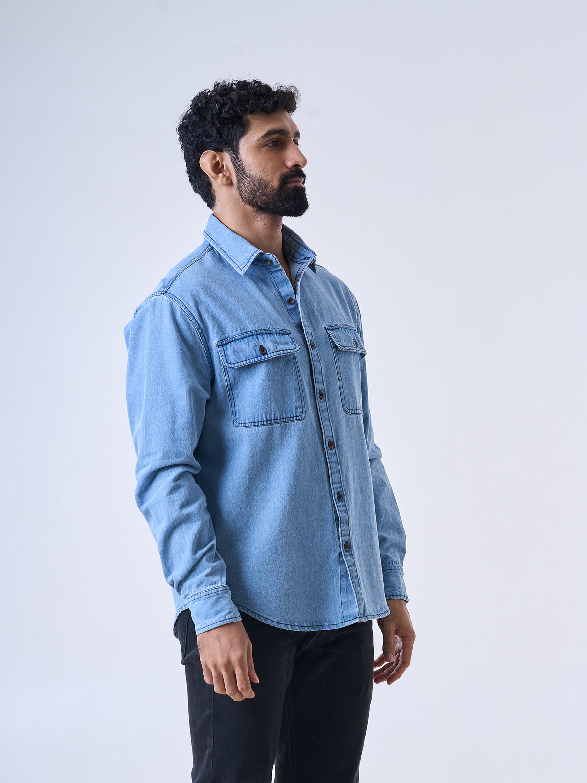 Blue Denim Shirt