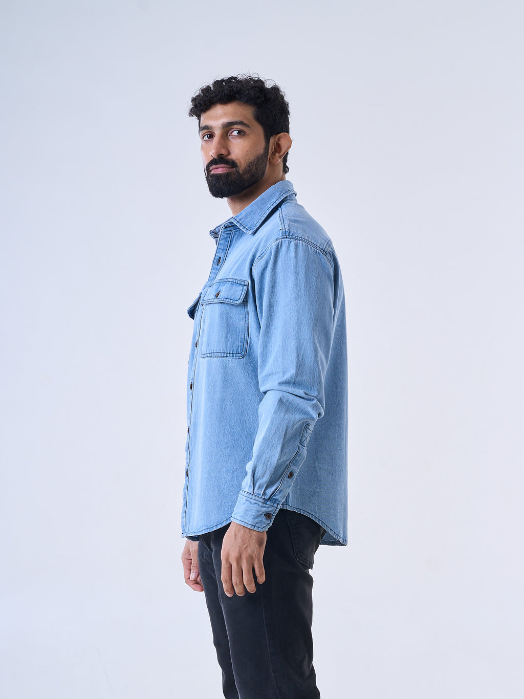 Blue Denim Shirt