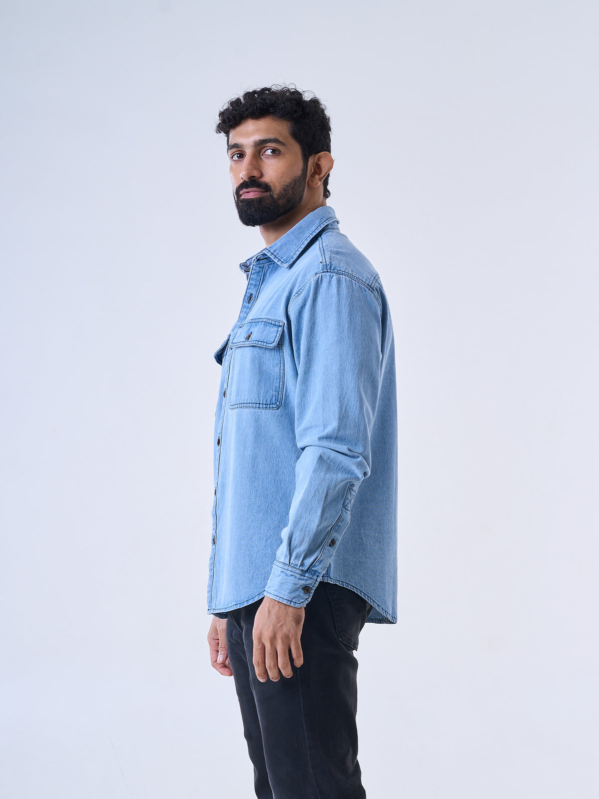 Blue Denim Shirt
