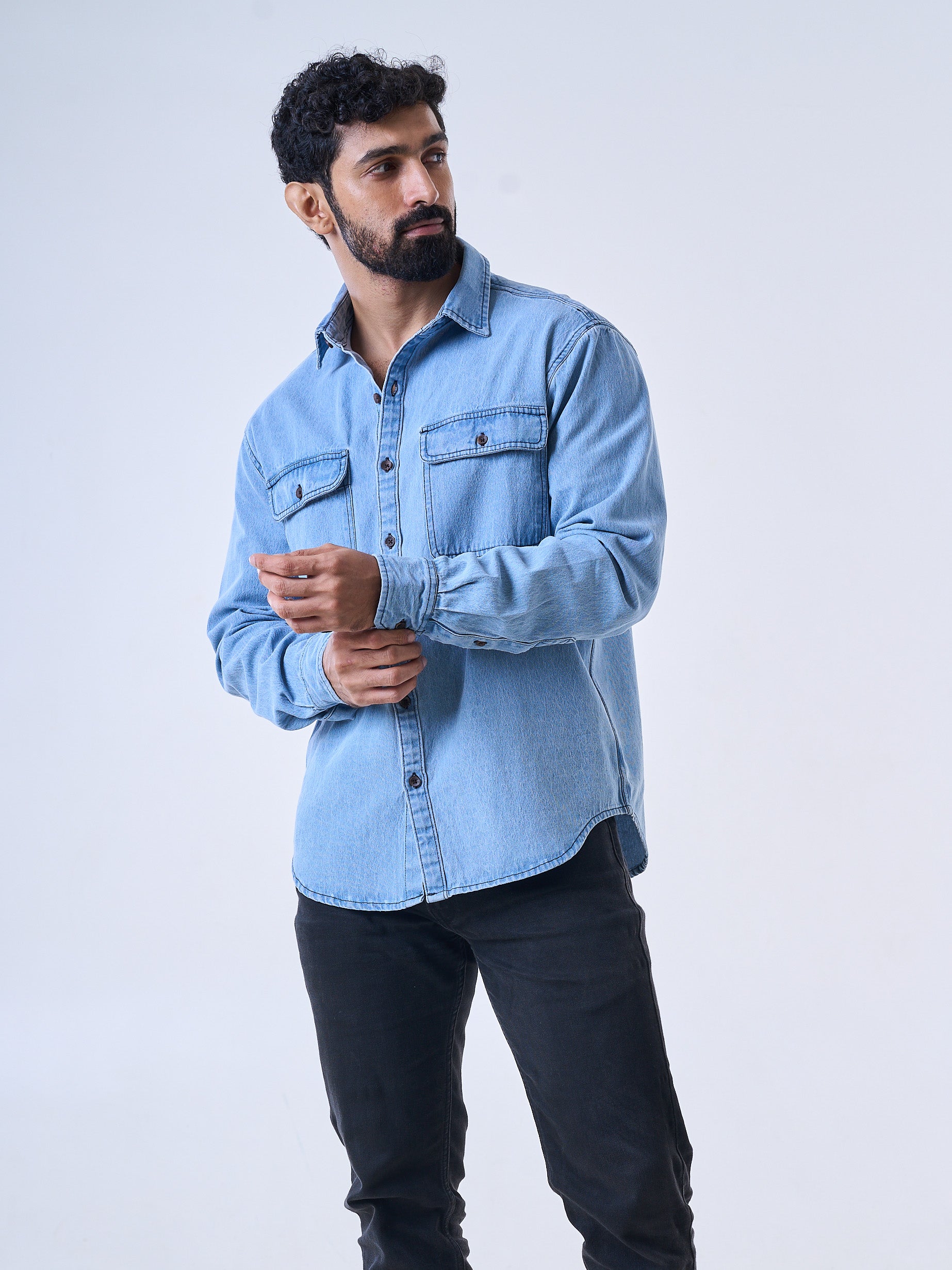 Blue Denim Shirt