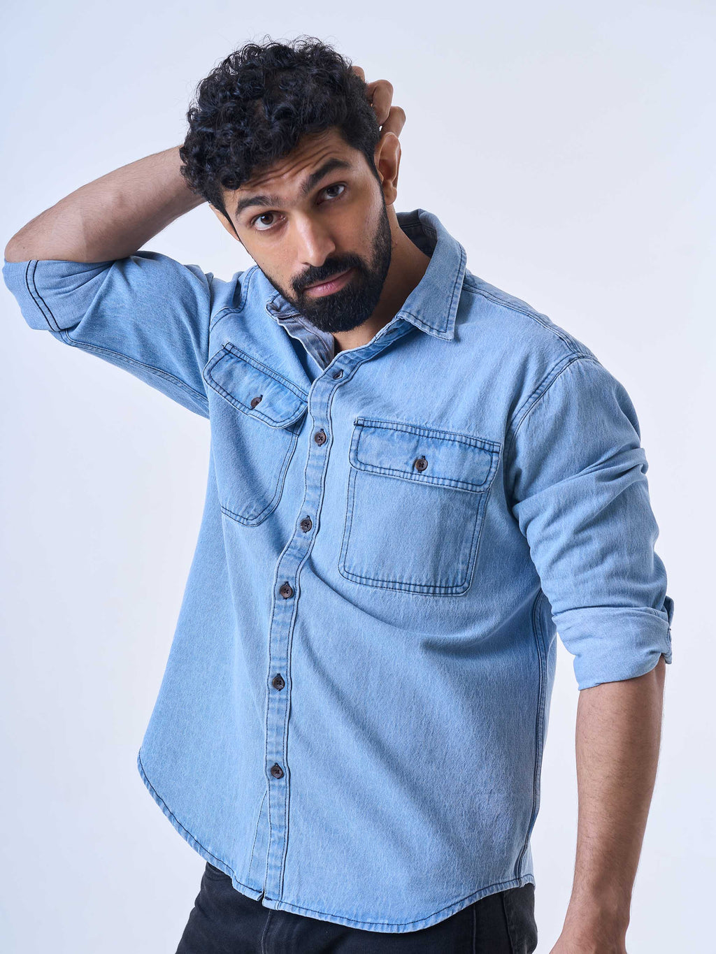 Blue Denim Shirt