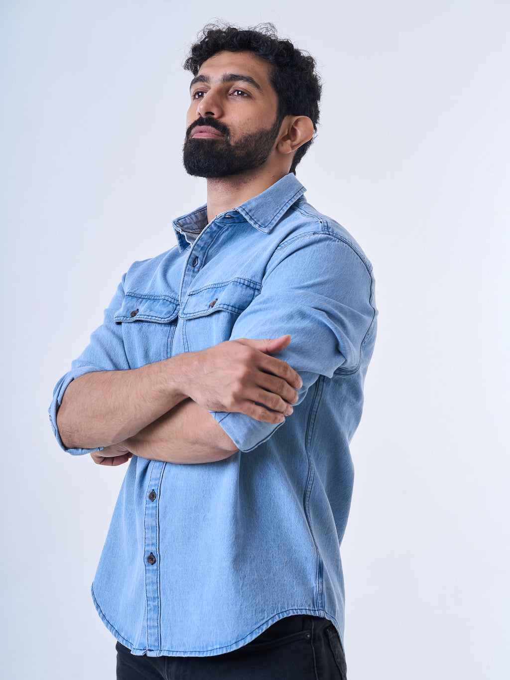 Blue Denim Shirt