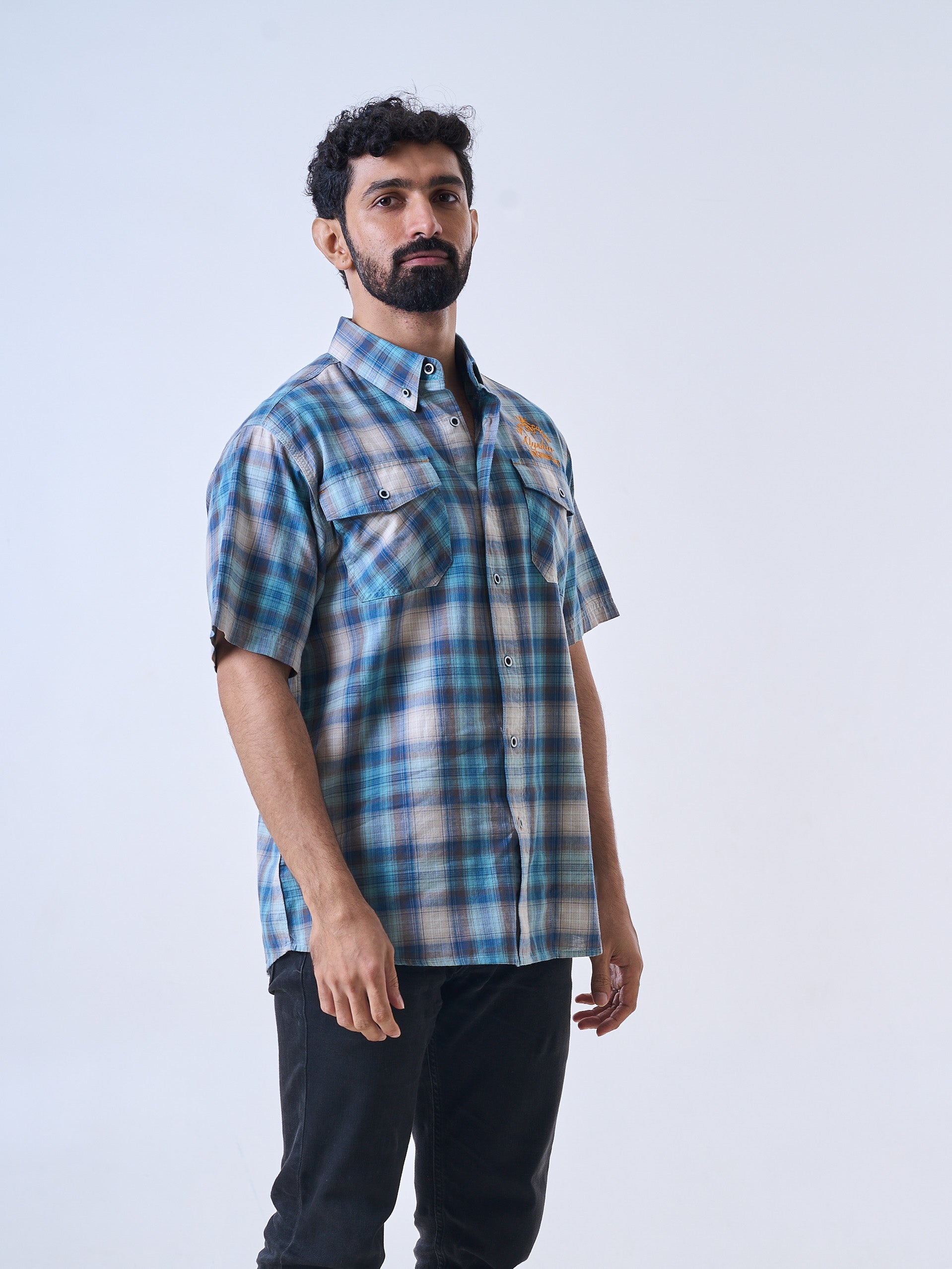 Blue Check Shirt