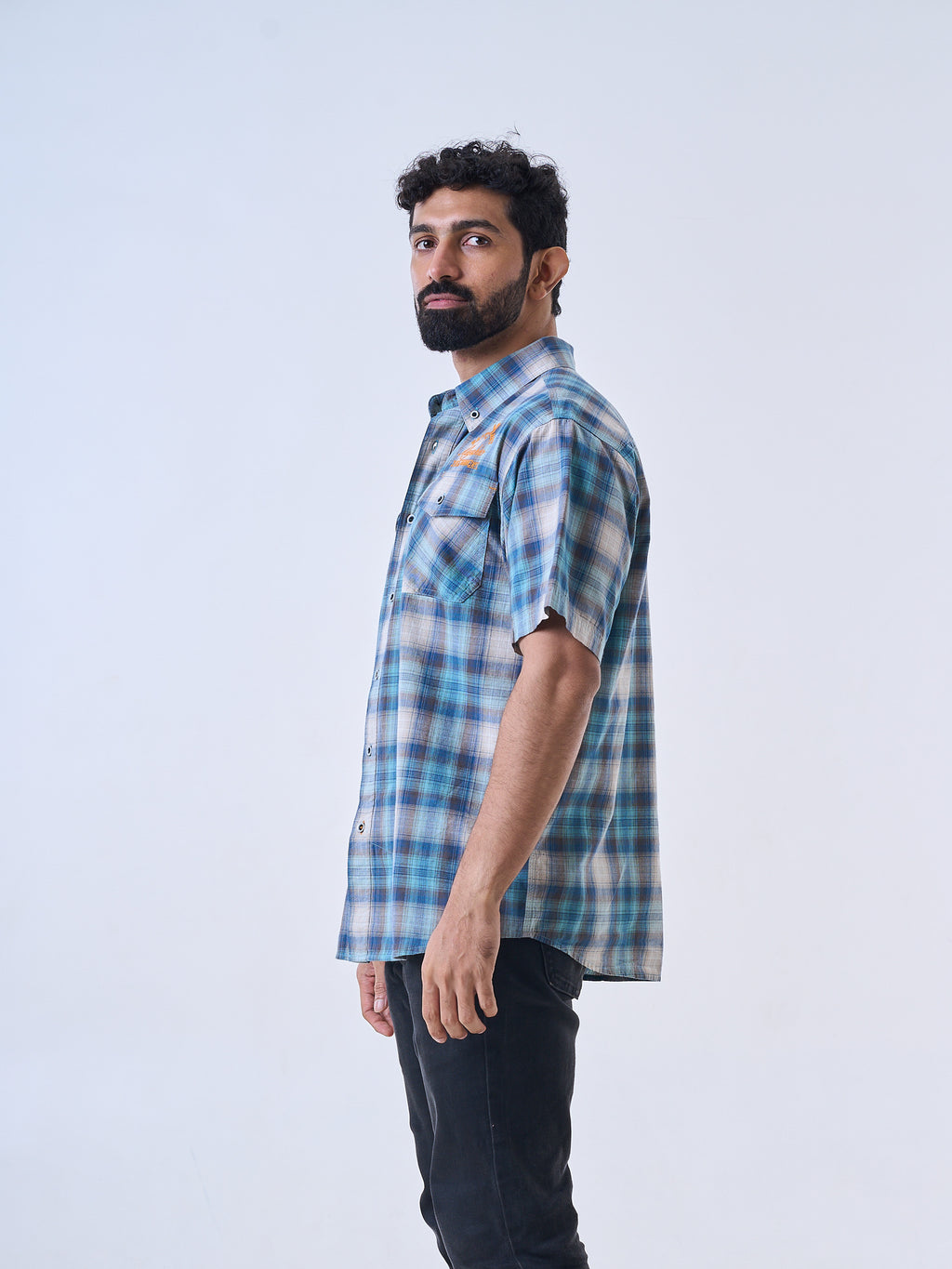 Blue Check Shirt