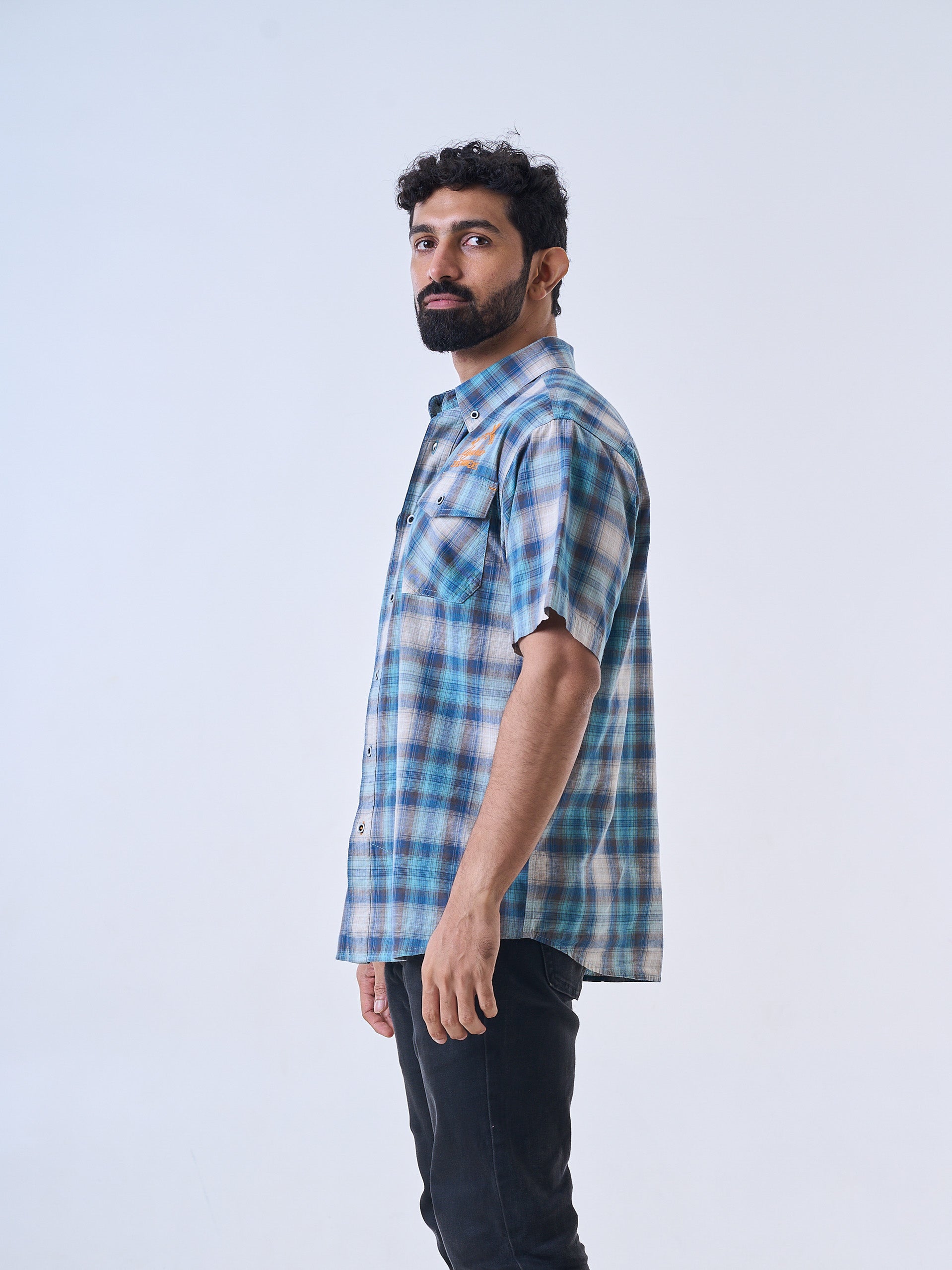 Blue Check Shirt